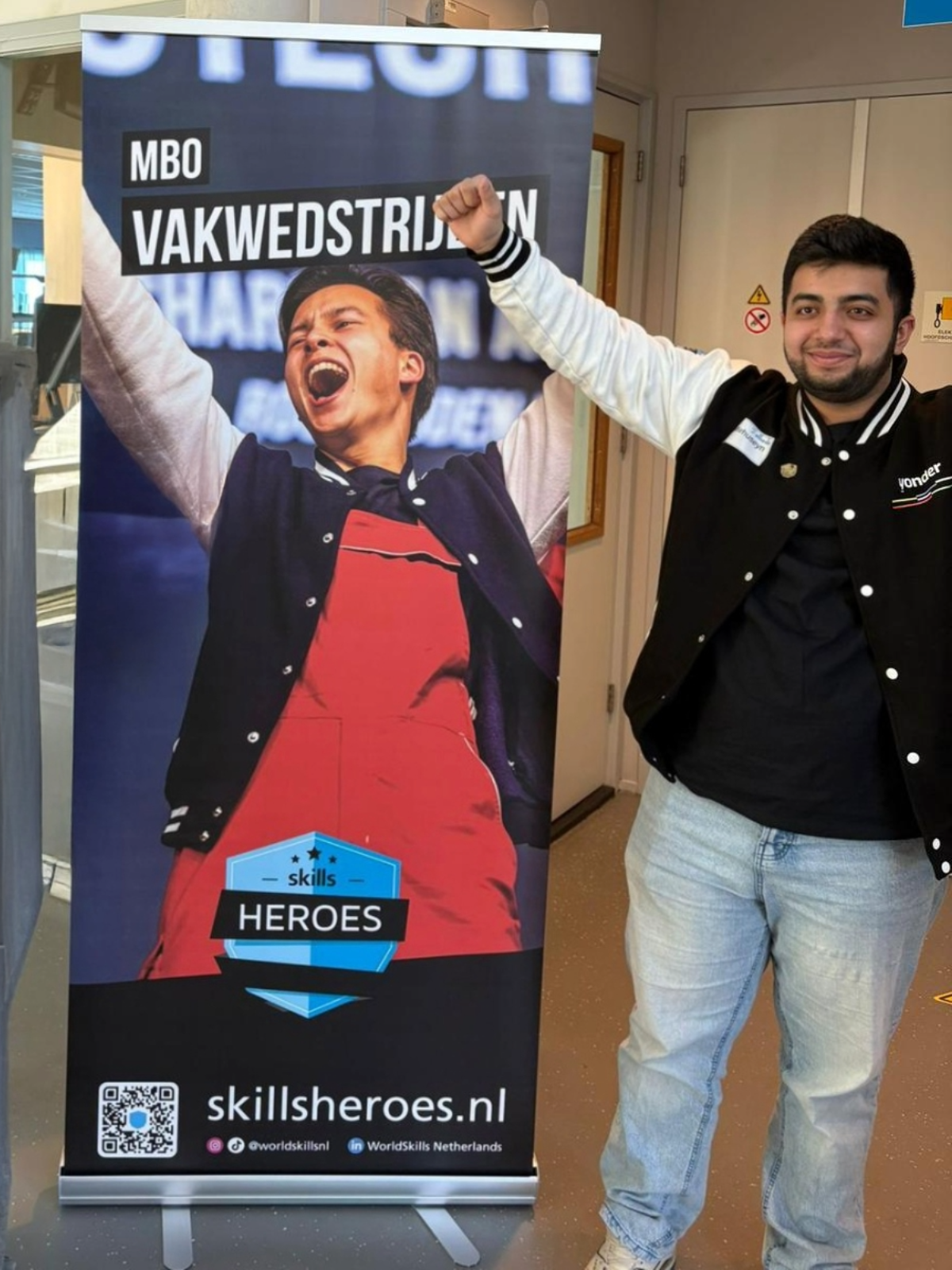 Student Entree Opleidingen Yonder tijdens Skills