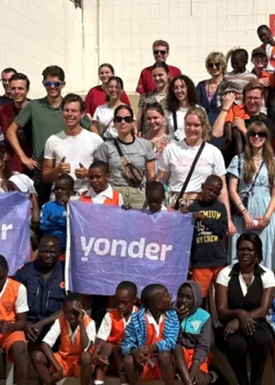 Studenten van Yonder in Gambia