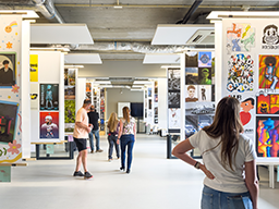 Expositie van de mooiste werken van studenten Grafisch Vormgever en Content Creator
